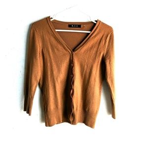 ModCloth Charter School Cardigan - Light Brown
